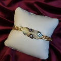 Lustrous Feather Bracelet