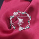 Lustrous Flamingo Brooch | 18K Gold Plated
