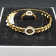 Luxury Bangle & Ring Set | 18K Gold Plated