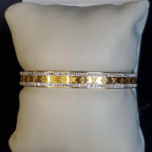 Stainless Steel L*V Bangle