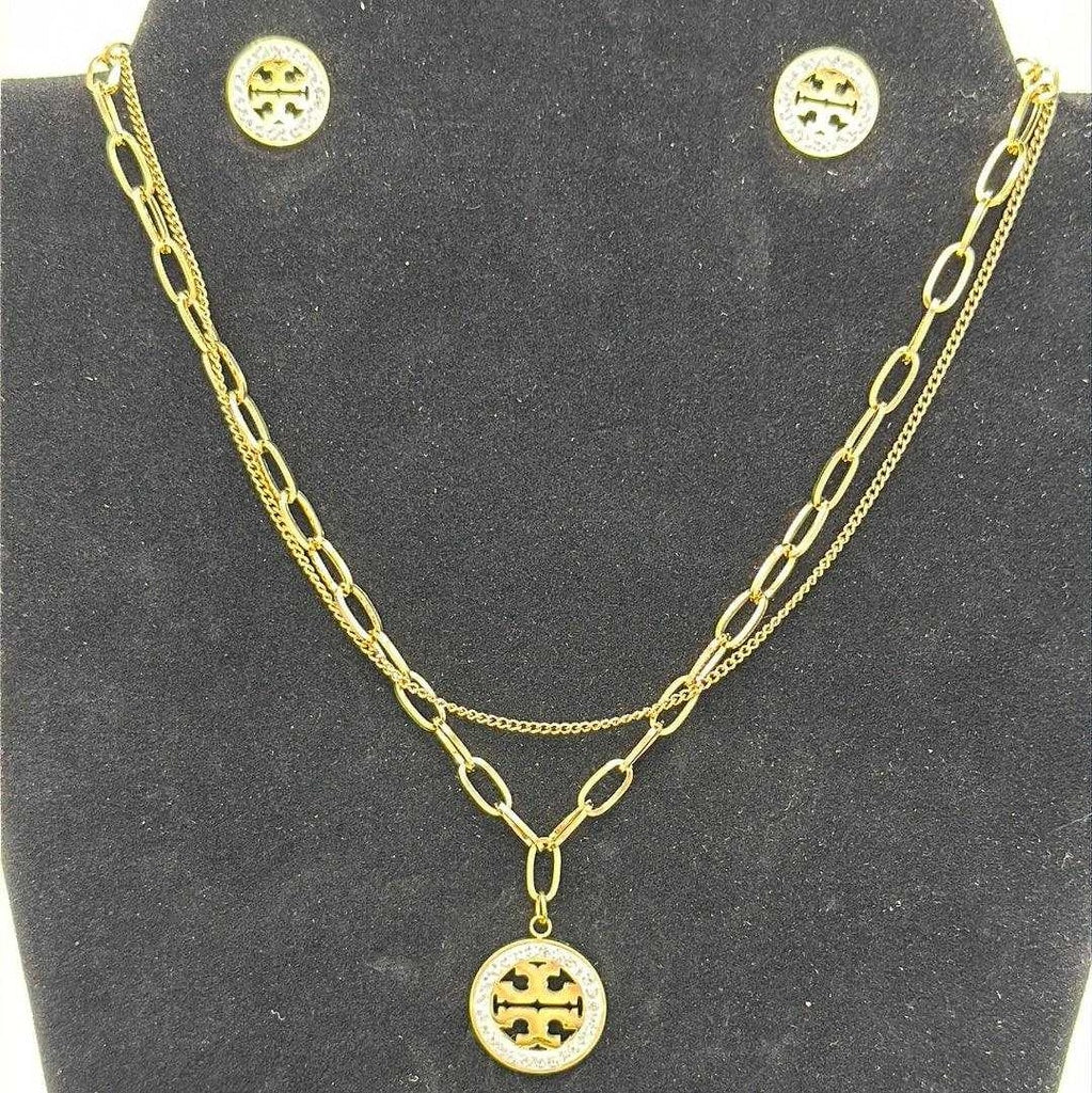 Minimalist Medallion Set | 18K Gold Plated Siwar Gallery