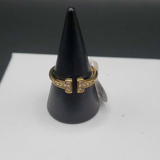 Minimalist Signature Stones Ring | 18K Gold Plated Siwar Gallery