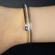 Serpent Pavé Bangle | 18K Gold Plated
