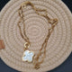 Modern Clover Necklace | 18K Gold Plated