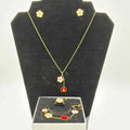 Clover Ladybug Jewelry Set