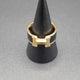 Modern H-Signature Ring | 18K Gold Plated