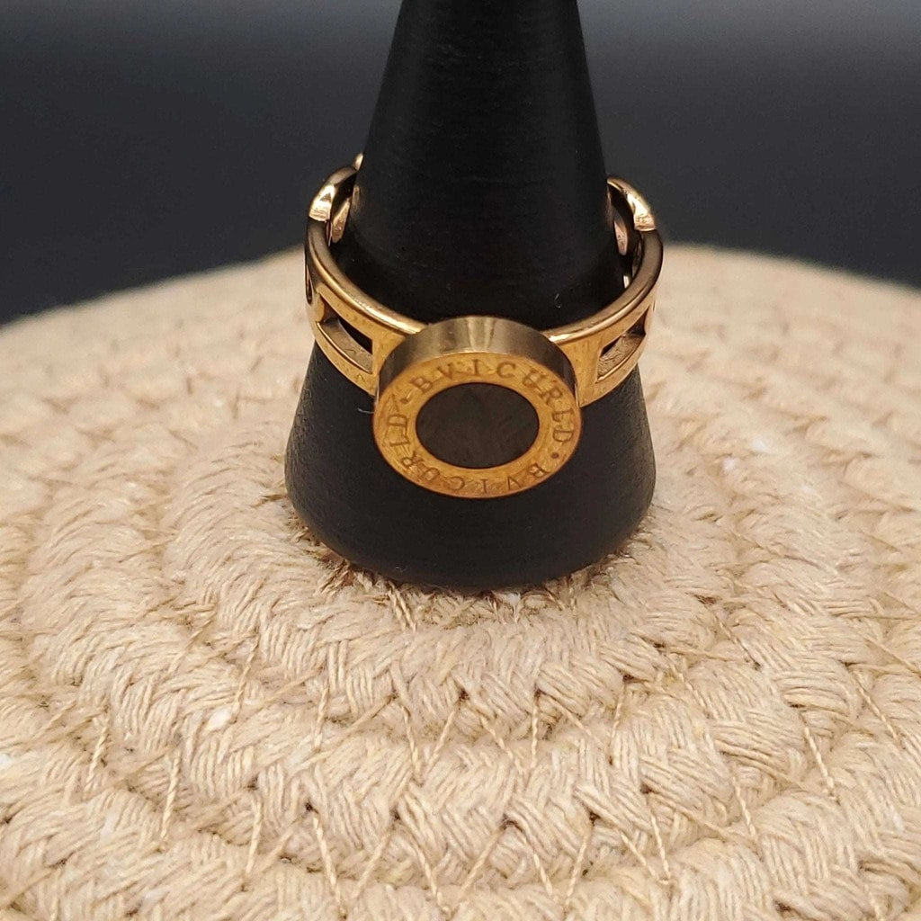 Modern Modern Italian Ring | 18K Gold Plated Siwar Gallery
