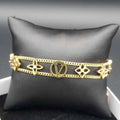 Monogram Double Chain Bracelet