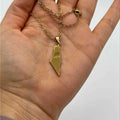 Palestine Map Necklace