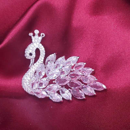 Peacock Shape Brooch