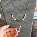 Faux Pearl Jewelry Set