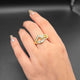 Refined Chic Knot Ring | 18K Gold Plated