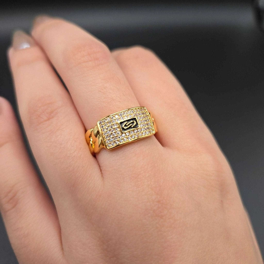 Refined Chic Knot Ring | 18K Gold Plated Siwar Gallery