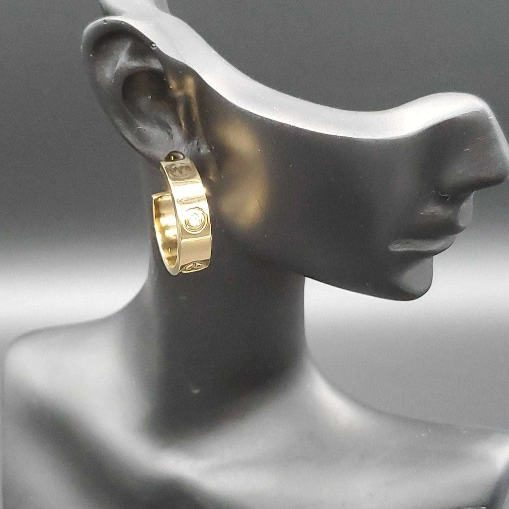 Refined Classic Earring | 18K Gold Plated Siwar Gallery
