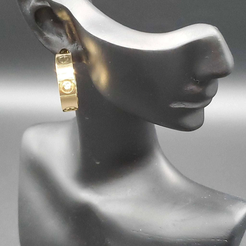 Refined Classic Earring | 18K Gold Plated Siwar Gallery