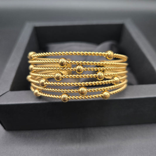 Beads Bangle cuff