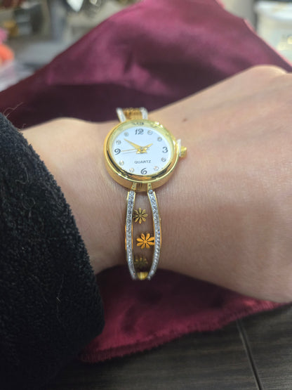 Flower Bangle watch