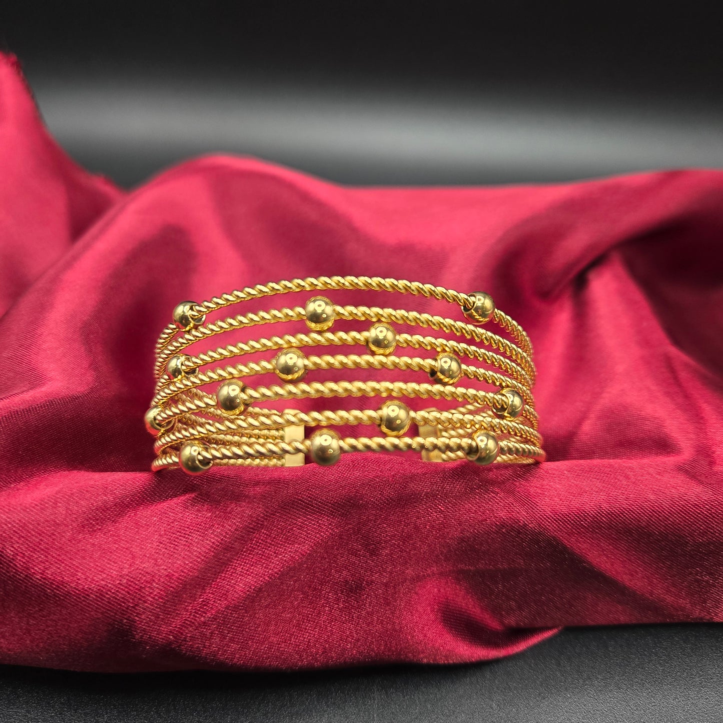 Beads Bangle cuff
