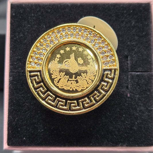 Lira coin ring