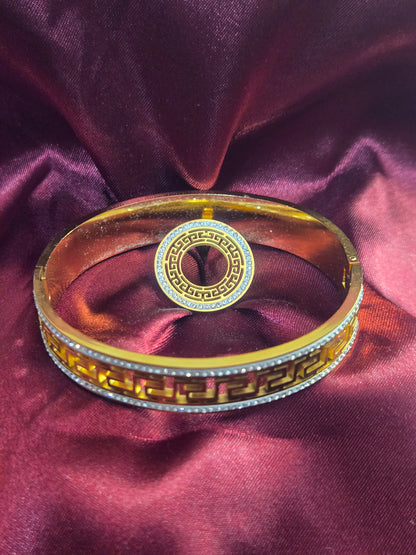 V*ersace Style Bangle set