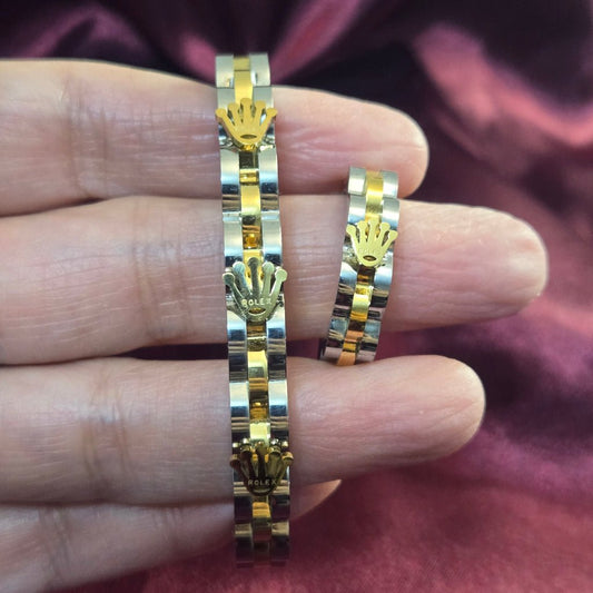 R*olex Bangle & Ring Set