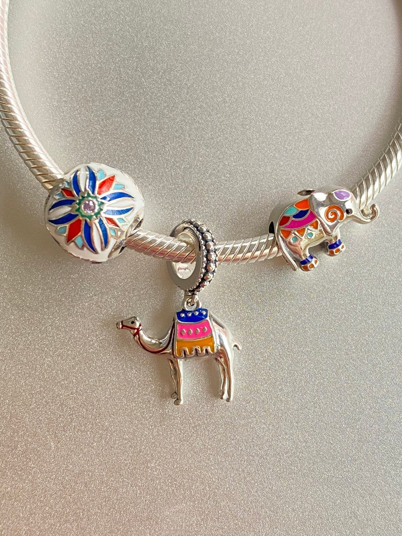 Scarab Lotus Charm - Siwar Gallery