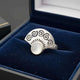 Layered Seashell Fan Ring | 925 Sterling Silver