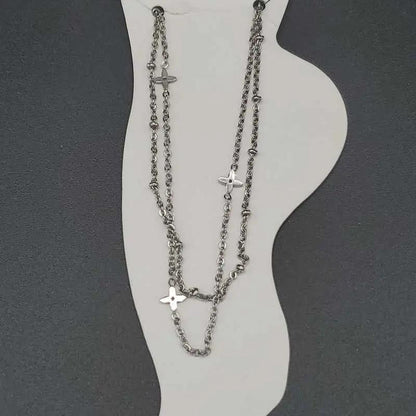 Silver Star Anklet