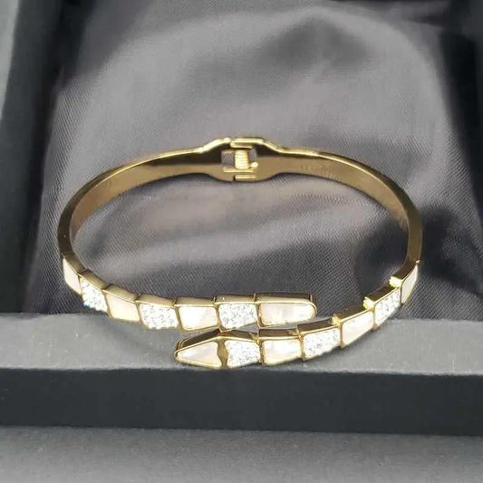 Stylish Snake Bangle | Stainless Steel Jewelry