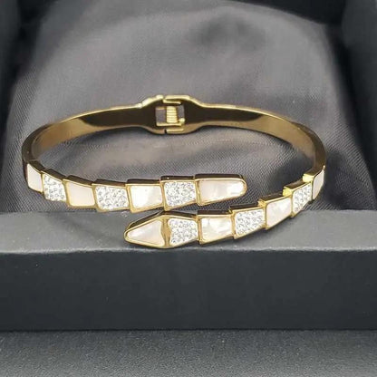 Stylish Snake Bangle | Stainless Steel Jewelry