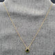Teardrop Stone Necklace | 18K Gold Plated