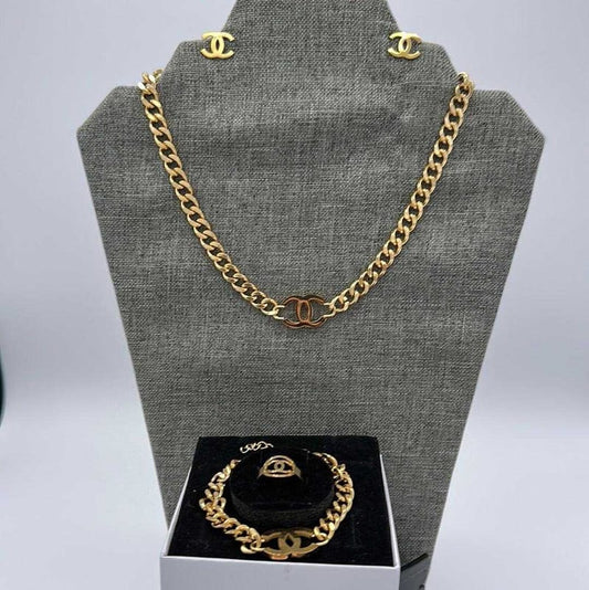 Delicate Classic Timeless Set | 18K Gold Plated Siwar Gallery