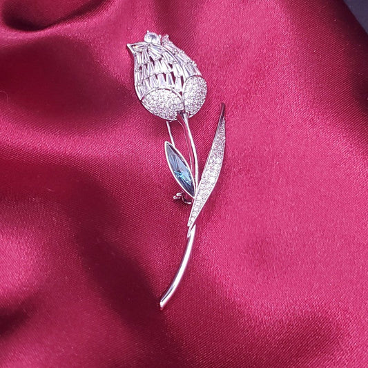 Tulip Flower Brooch - Siwar Gallery